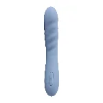 Смарт-вібратор з пульсацією Svakom Ava Neo Cornflower Blue, 15 режимів роботи, водонепроникний - мініатюра 1