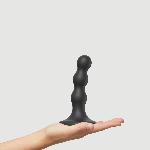 Насадка для страпона Strap-On-Me Dildo Plug Balls Black S - мініатюра 2