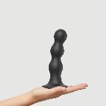 Насадка для страпона Strap-On-Me Dildo Plug Balls Black L - мініатюра 2