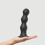 Насадка для страпона Strap-On-Me Dildo Plug Balls Black XXL - мініатюра 2