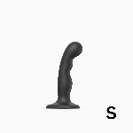 Насадка для страпона Strap-On-Me Dildo Plug P&G Black S - мініатюра 1