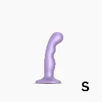Насадка для страпона Strap-On-Me Dildo Plug P&G Lilas Metallic S - мініатюра 1