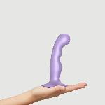 Насадка для страпона Strap-On-Me Dildo Plug P&G Lilas Metallic S - мініатюра 2