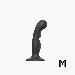 Насадка для страпона Strap-On-Me Dildo Plug P&G Black M - мініатюра 1