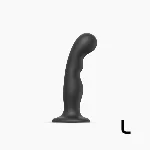 Насадка для страпона Strap-On-Me Dildo Plug P&G Black L - мініатюра 1