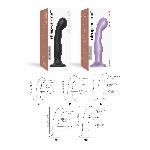 Насадка для страпона Strap-On-Me Dildo Plug P&G Black L - мініатюра 4