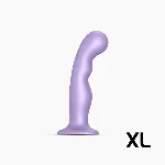 Насадка для страпона Strap-On-Me Dildo Plug P&G Lilas Metallic XL - мініатюра 1