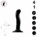 Насадка для страпона Strap-On-Me P&G-Spot Dildo, силикон, размер M - мініатюра 3