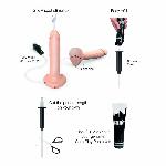 Фалоімітатор, що кінчає Strap-On-Me Squirting Cum Dildo Realistic Flash, діам. 3,9 см, силікон - мініатюра 2