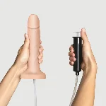 Фалоімітатор, що кінчає Strap-On-Me Squirting Cum Dildo Realistic Vanilla, діам. 3,5 см, силікон - мініатюра 1