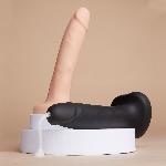 Фалоімітатор, що кінчає Strap-On-Me Squirting Cum Dildo Realistic Black, діам. 3,9 см, силікон - мініатюра 7