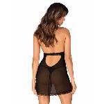 Пеньюар Obsessive Medilla chemise & thong XL/2XL - мініатюра 2