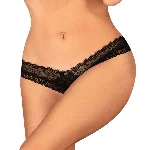 Трусики Obsessive Medilla crotchless thong XS/S - мініатюра 1