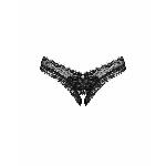 Трусики Obsessive Medilla crotchless thong XS/S - мініатюра 3