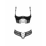 Комплект Obsessive Roxelia 2-pcs crotchless set XS/S - мініатюра 3