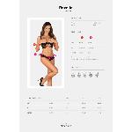 Комплект Obsessive Roxelia 2-pcs crotchless set XL/2XL - мініатюра 5