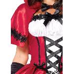 Еротичний костюм Червоної шапочки Leg Avenue Gothic Red Riding Hood XL, сукня, накидка - мініатюра 3