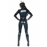 Еротичний костюм супергероя-кішечки Leg Avenue Wicked Kitty M, комбінезон, пояс, маска, вушка - мініатюра 6