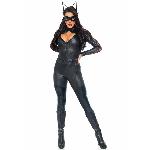 Еротичний костюм супергероя-кішечки Leg Avenue Wicked Kitty L, комбінезон, пояс, маска, вушка - мініатюра 2
