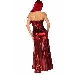 Еротична сукня Leg Avenue Shimmer bodysuit with skirt L - мініатюра 4