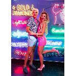 Вінілова мінісукня Leg Avenue Pink vinyl mini dress L, рожева - мініатюра 4