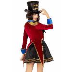 Костюм дресирувальниці Leg Avenue Ringmaster Costume S, сукня, капелюх - мініатюра 2