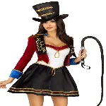 Костюм дресирувальниці Leg Avenue Ringmaster Costume M, сукня, капелюх - мініатюра 1