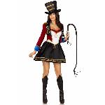Костюм дресирувальниці Leg Avenue Ringmaster Costume M, сукня, капелюх - мініатюра 4