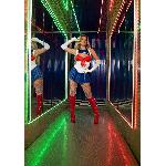 Еротичний костюм Сейлор Мун Leg Avenue Sexy Sailor L, сукня, рукавички, бант - мініатюра 4