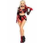 Еротичний костюм Leg Avenue Crime Spree Sweetie Costume XS, топ, шорти - мініатюра 3