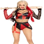 Еротичний костюм Leg Avenue Crime Spree Sweetie Costume S, топ, шорти - мініатюра 1