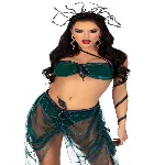 Еротичний костюм Медузи Горгони Leg Avenue Medusa Costume XS, топ, спідниця, нарукавники, прикраси - мініатюра 1