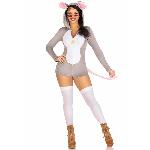 Комбінезон-костюм миші Leg Avenue Comfy Mouse S, з капюшоном - мініатюра 3