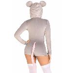 Комбінезон-костюм миші Leg Avenue Comfy Mouse L, з капюшоном - мініатюра 2