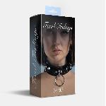 Нашийник для фіксації Feral Feelings - D-Rings Black - мініатюра 2