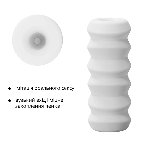Мастурбатор Otouch DECOR 1-D, ефект всмоктування, реберця-кільця, звужений діаметр - мініатюра 8