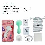 Вібромасажер Otouch MUSHROOM Teal, 7 режимів, функція нічника, технологія «старт-стоп» - мініатюра 2
