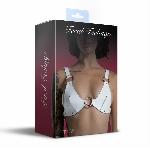 Ліф з натуральної шкіри Feral Feelings - Bikini Top White - мініатюра 2