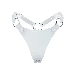 Трусики з натуральної шкіри Feral Feelings - String Bikini White - мініатюра 1