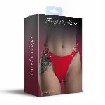 Трусики з натуральної шкіри Feral Feelings - String Bikini Red - мініатюра 2