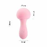 Вібромасажер Otouch MUSHROOM Pink, 7 режимів, функція нічника, технологія «старт-стоп» - мініатюра 6