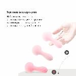 Вібромасажер Otouch MUSHROOM Pink, 7 режимів, функція нічника, технологія «старт-стоп» - мініатюра 5