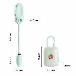 Вакуумний кліторальний стимулятор Otouch Louis Vibrate Teal з віброяйцем, у кейсі - мініатюра 2