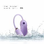 Вакуумний кліторальний стимулятор Otouch Louis Vibrate Purple з віброяйцем, у кейсі - мініатюра 3