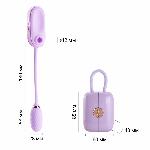 Вакуумний кліторальний стимулятор Otouch Louis Vibrate Purple з віброяйцем, у кейсі - мініатюра 6