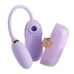 Вакуумний кліторальний стимулятор Otouch Louis Vibrate Purple з віброяйцем, у кейсі - мініатюра 1