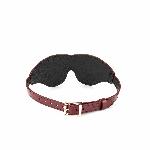 Шкіряна маска на очі Liebe Seele Wine Red Blindfold - мініатюра 6