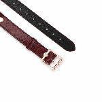 Силіконовий кляп Liebe Seele Wine Red Ball Gag, діаметр кульки 4,3 см, ремінь із натуральної шкіри - мініатюра 3