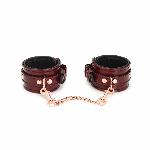Шкіряні поножі Liebe Seele Wine Red Ankle Cuffs, знімний ланцюжок-кріплення - мініатюра 10