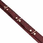 Фіксатори для стегон Liebe Seele Wine Red Thigh Cuffs L Size, натуральна шкіра - мініатюра 4